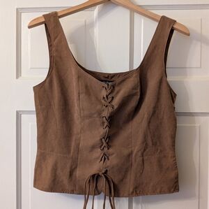 Scarlet Darkness Lace Up Corset